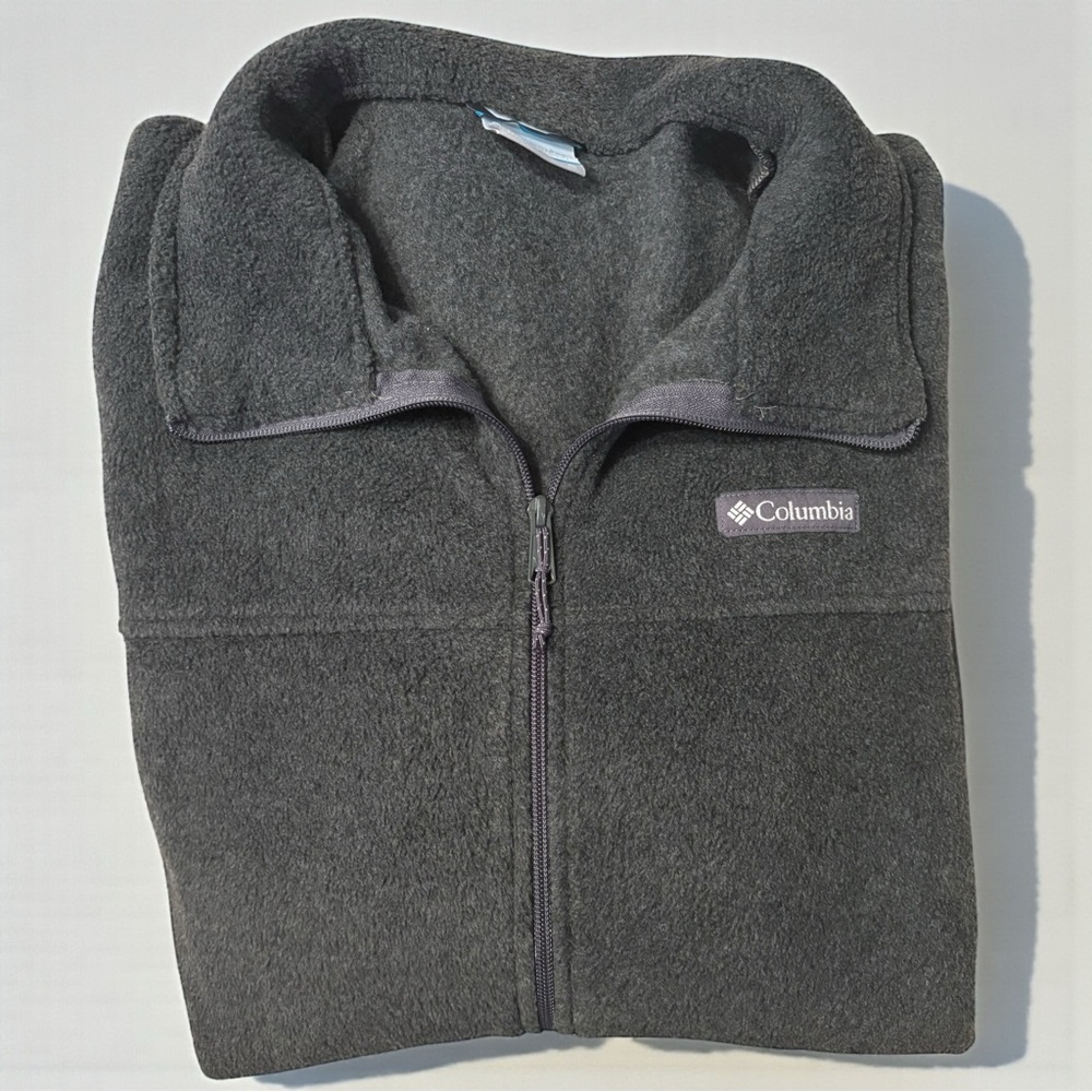 Columbia Gray Fleece Jacket NWOT Size XL - Picture 1 of 6
